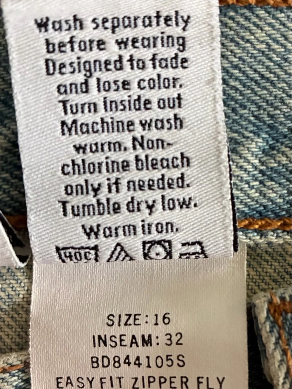 Calvin Klein Light Blue Relaxed Fit Jeans